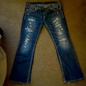 Silver jeans in Tuesday (low rise/slim boot).